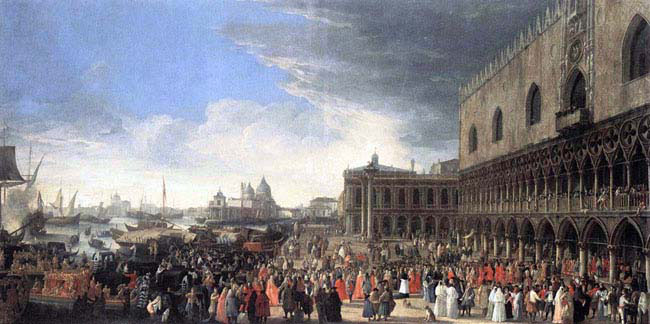 reception of cardinal cesar d'Estrees